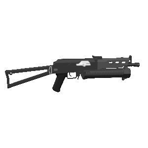 Stylized Assault Rifle 3D Model
