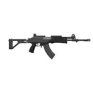 Modern Assault Rifle 3D Model