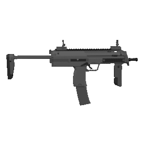 MP7 Submachine Gun 3D Model