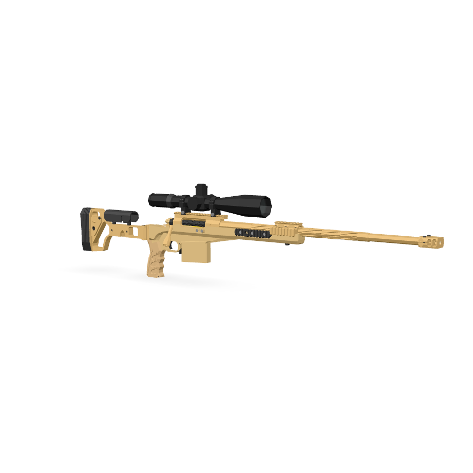 Precision Sniper Rifle 3D Model