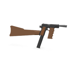 Stylized Pistol Carbine 3D Model