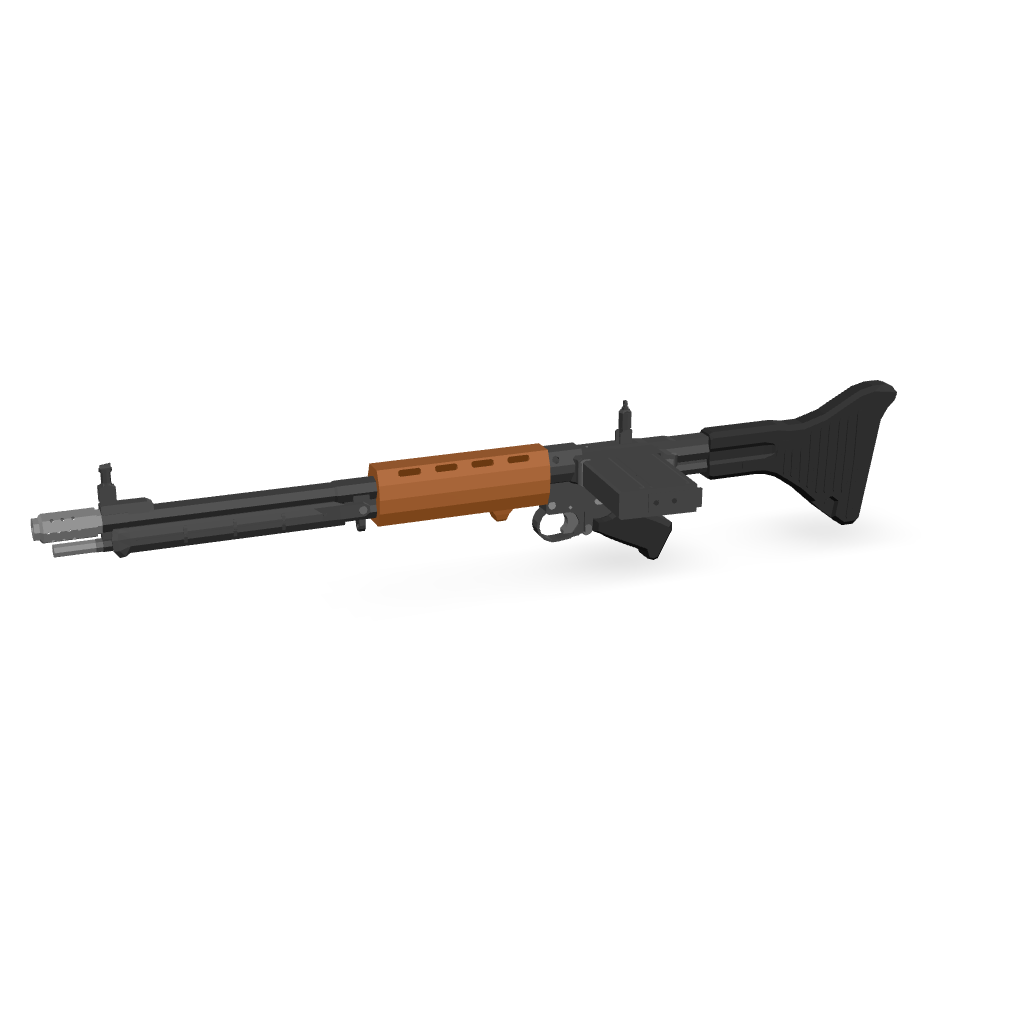 Stylized Battle Rifle 3D Model