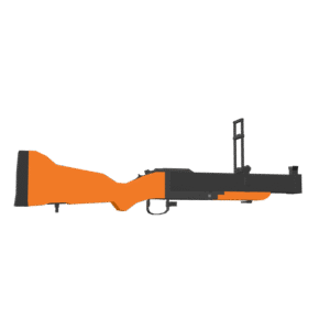 Stylized Machine Gun 3D Model