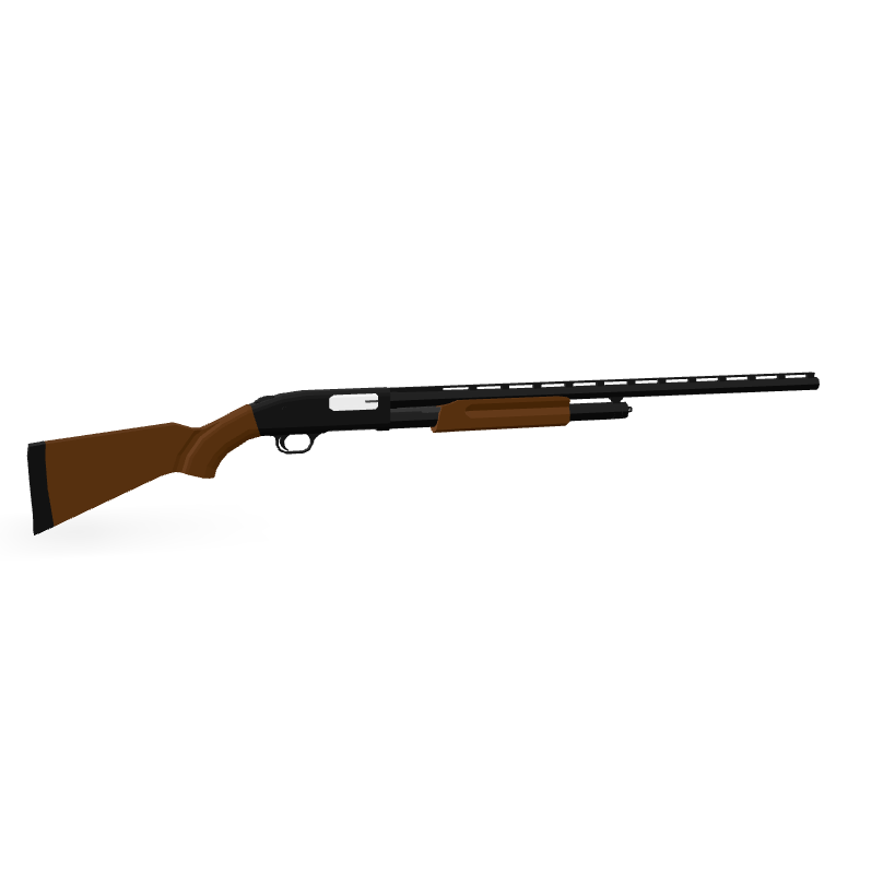 Pump Action Shotgun 3D Model