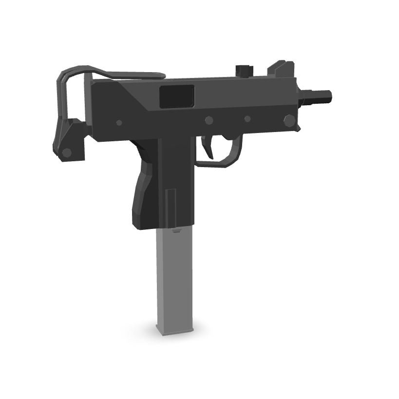 MAC-10 Submachine Gun 3D Model