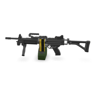 Machine Gun Asset 3D Model