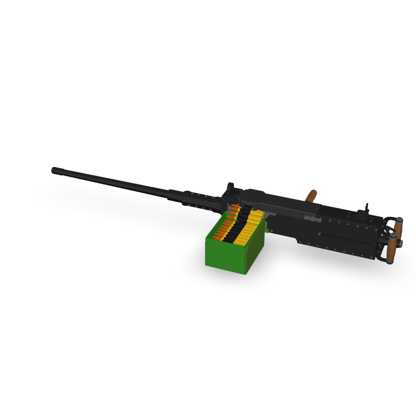 Heavy Machine Gun 3D Model