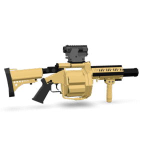 Tactical Grenade Launcher 3D Model