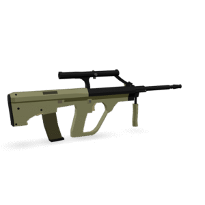 Stylized AUG Rifle 3D Model