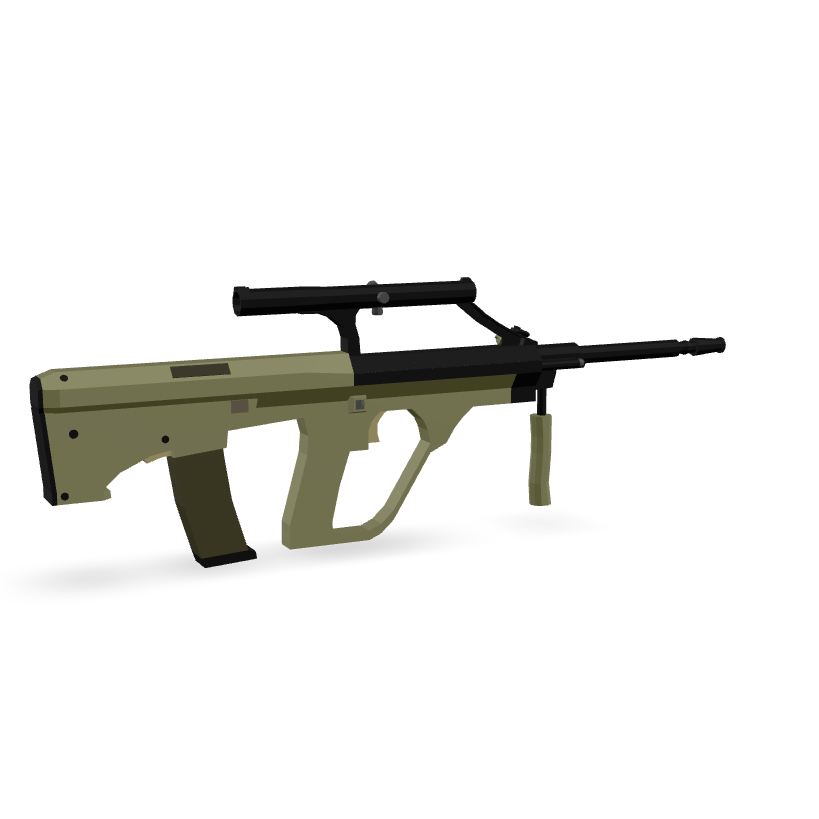 Stylized AUG Rifle 3D Model