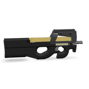 Stylized P90 3D Model