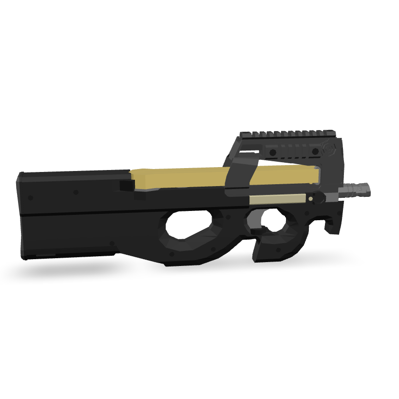 Stylized P90 3D Model