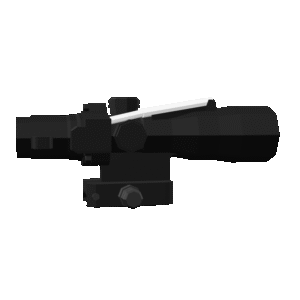 Low Poly Scope 3D Model