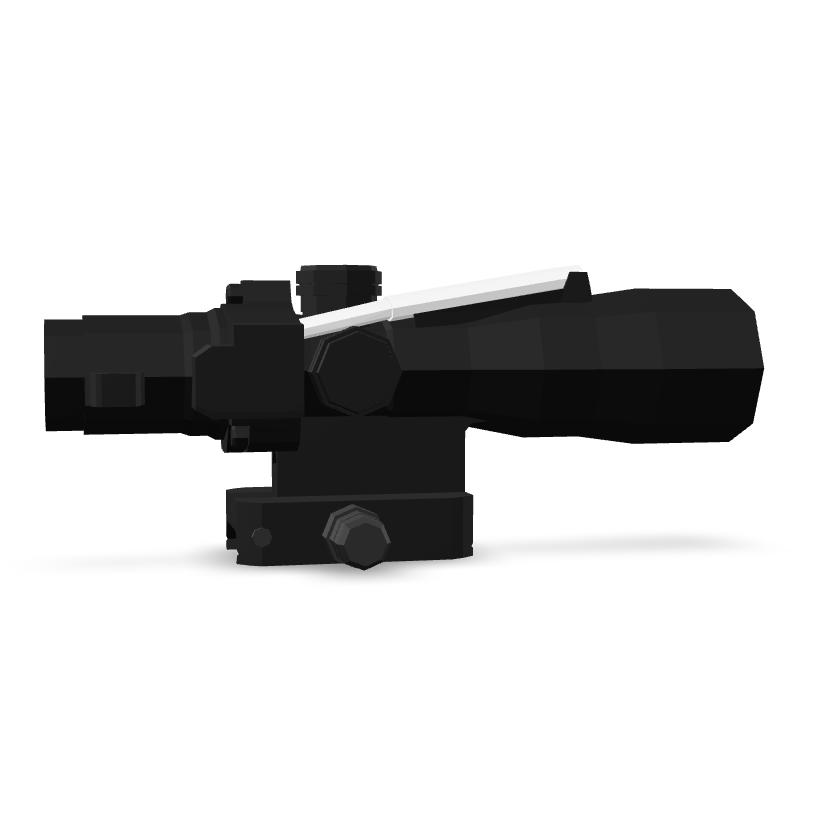 Low Poly Scope 3D Model