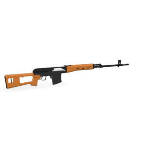 SVD Sniper Rifle 3D Model