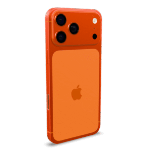 Orange Smartphone Model 3D Model