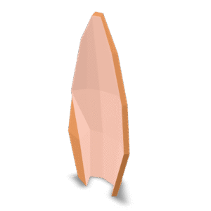 Stylized Canine Ear 3D Model