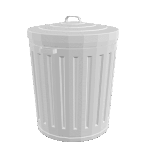 Trash Can Basic 3D Model