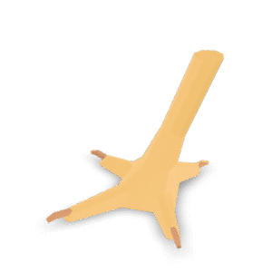 Chicken Foot Lowpoly 3D Model
