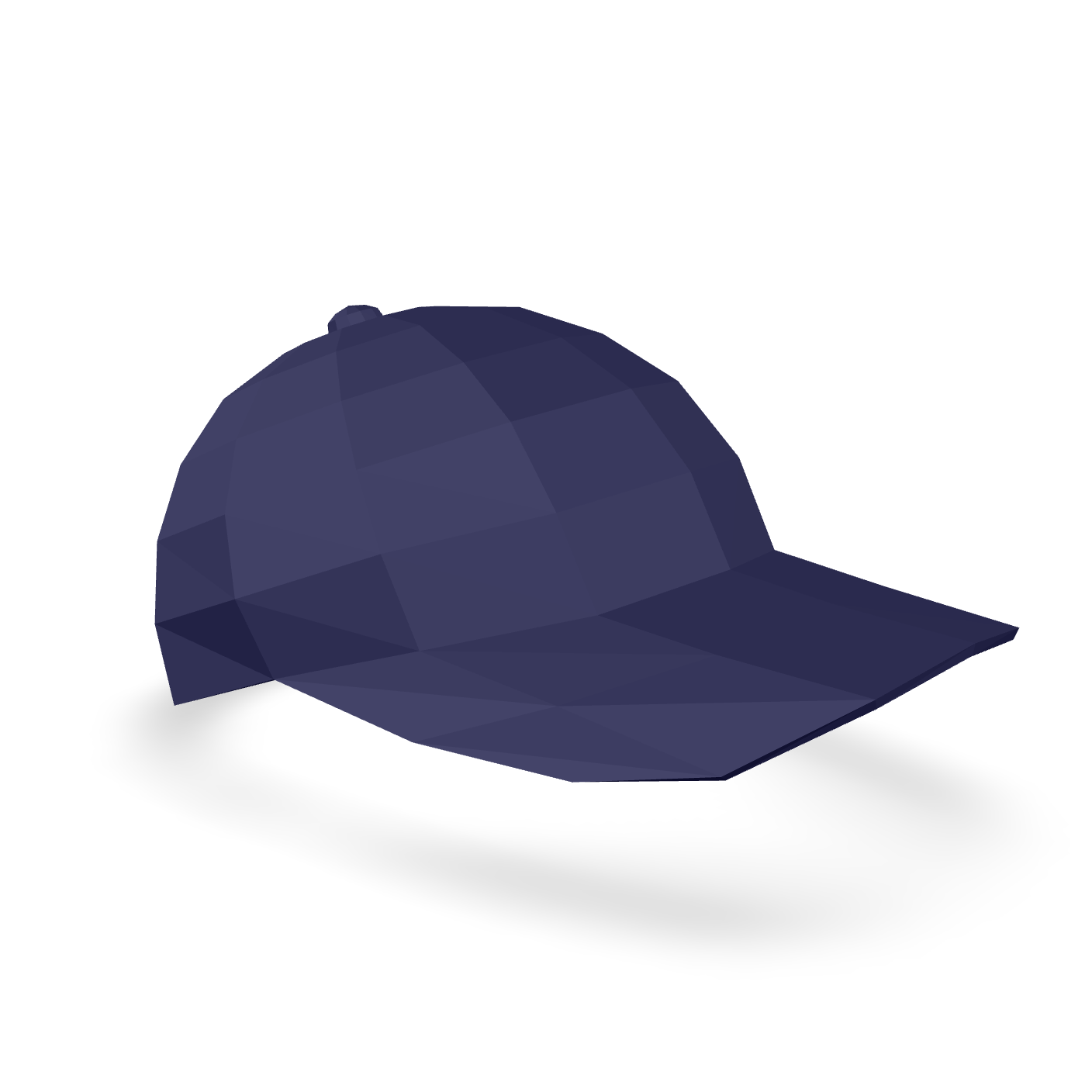 Low Poly Cap 3D Model