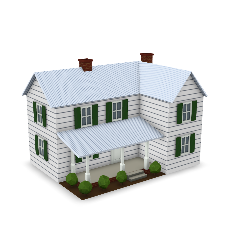 Stylized Farmhouse Model 3D Model
