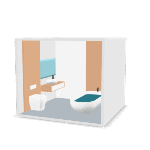 Modern Bathroom Interior 3D Model