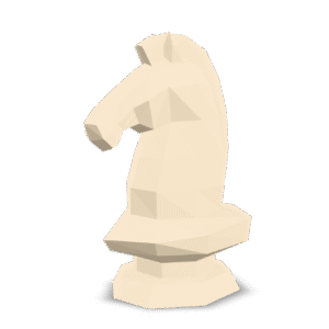 Low Poly Knight 3D Model