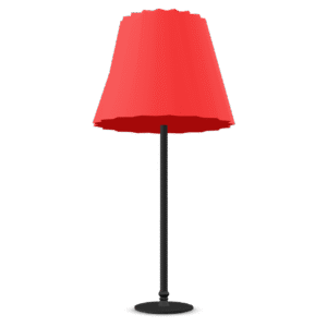 Red Floor Lamp 3D Model