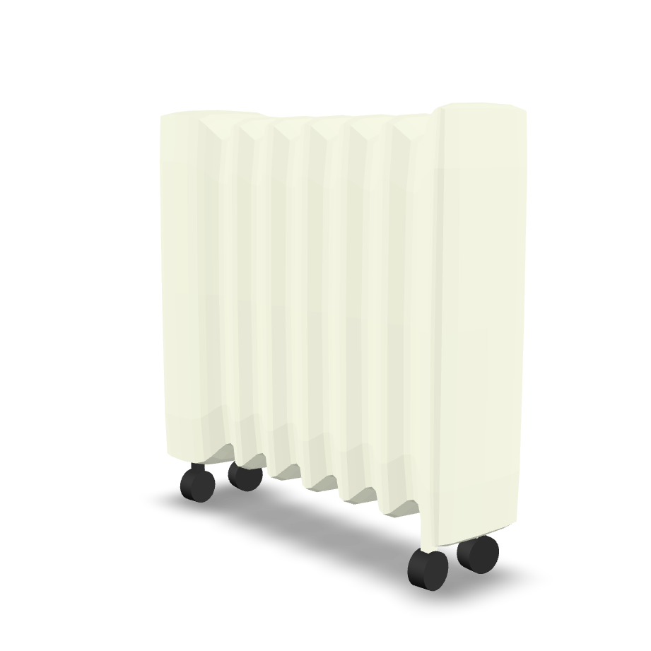 Simple Radiator Heater 3D Model