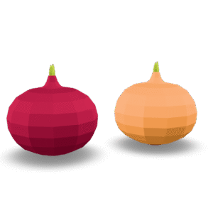 Low Poly Onions 3D Model