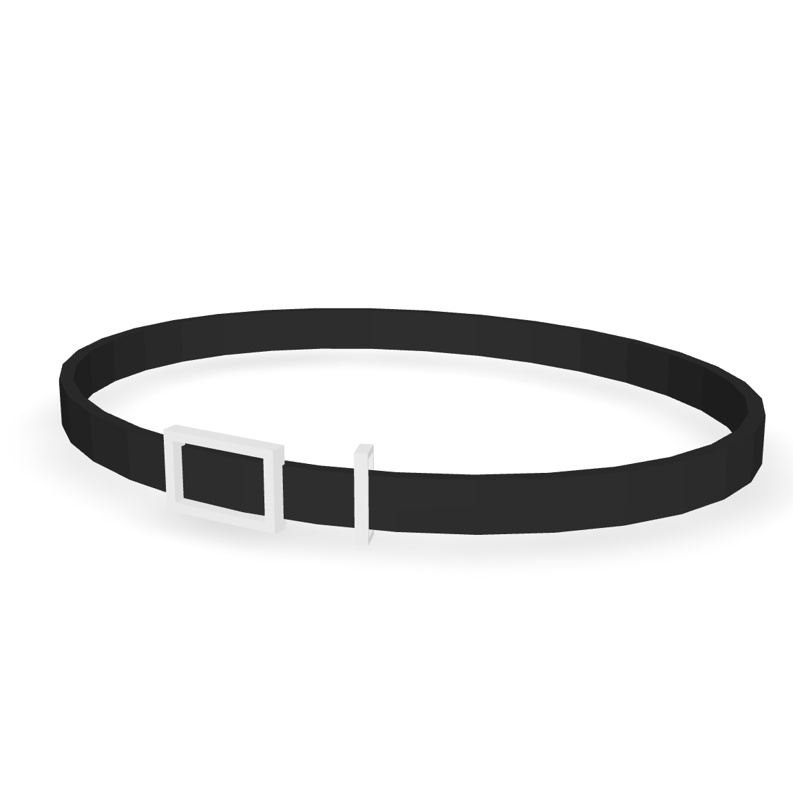 Simple Low Poly Belt 3D Model