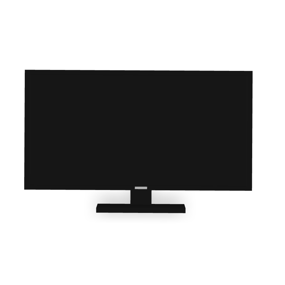 Flat Screen Monitor 3D Model