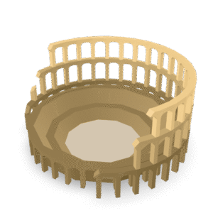 Low Poly Colosseum 3D Model