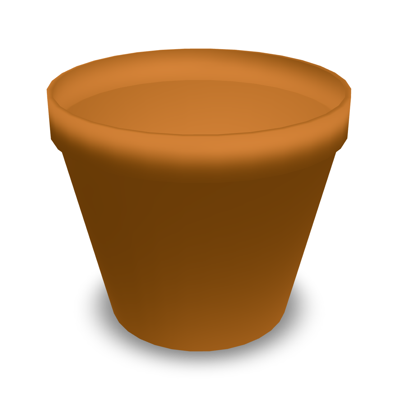 Classic Flower Pot 3D Model