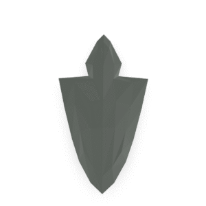 Stylized Low Poly Arrowhead 3D Model