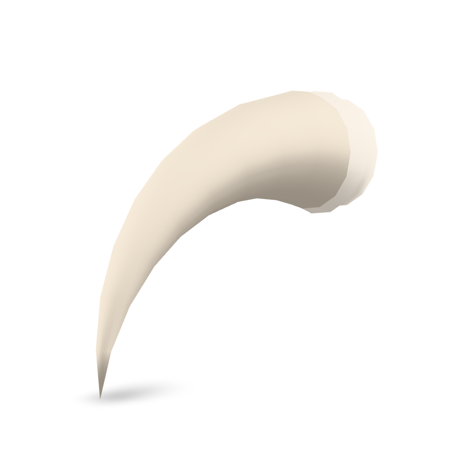 Stylized Canine Tooth 3D Model