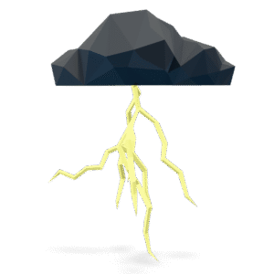 Low Poly Storm 3D Model