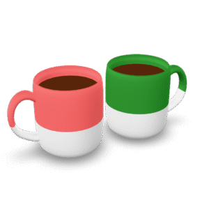 Stylized Coffee Mugs 3D Model