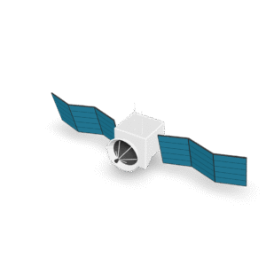 Cartoonish Satellite Model 3D Model