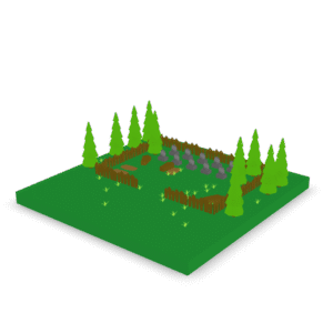 Low Poly Graveyard 3D Model