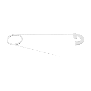 Classic Safety Pin 3D Model