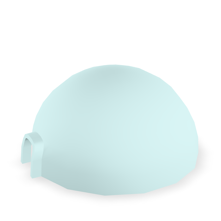Simple Igloo Shape 3D Model