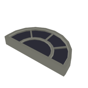 Arched Window Detail 3D Model