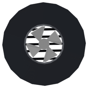 Stylized Wheel Design 3D Model