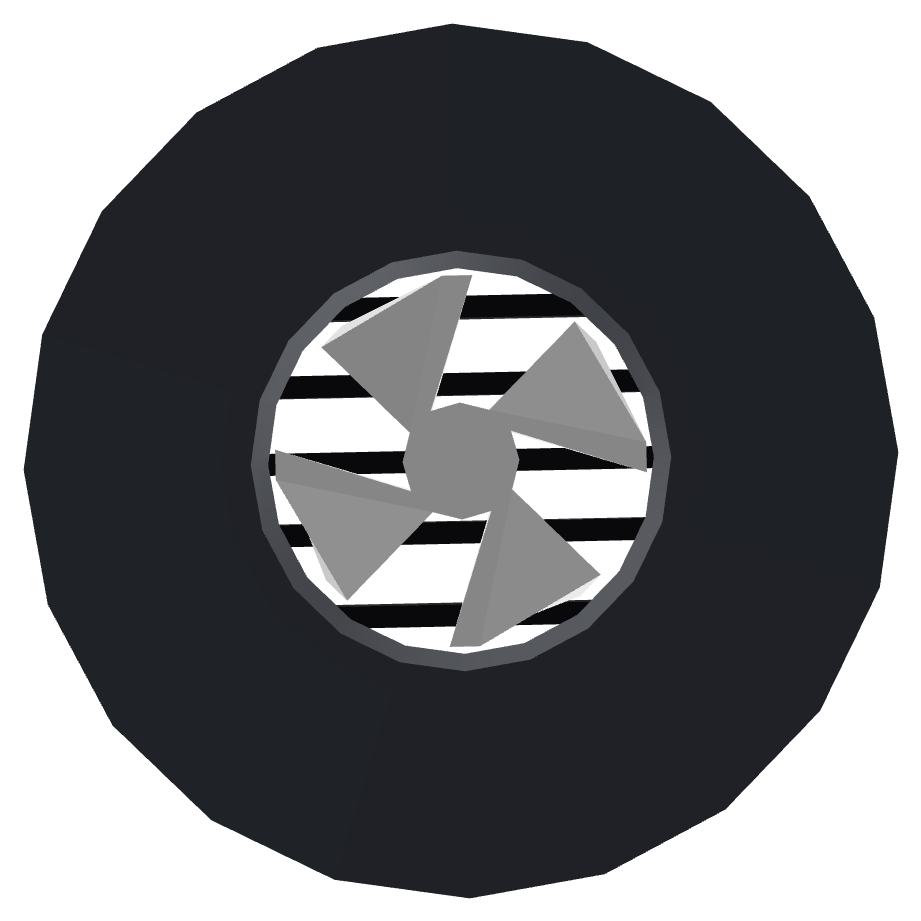 Stylized Wheel Design 3D Model