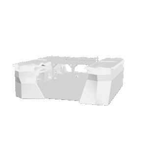 Low Poly Outpost 3D Model