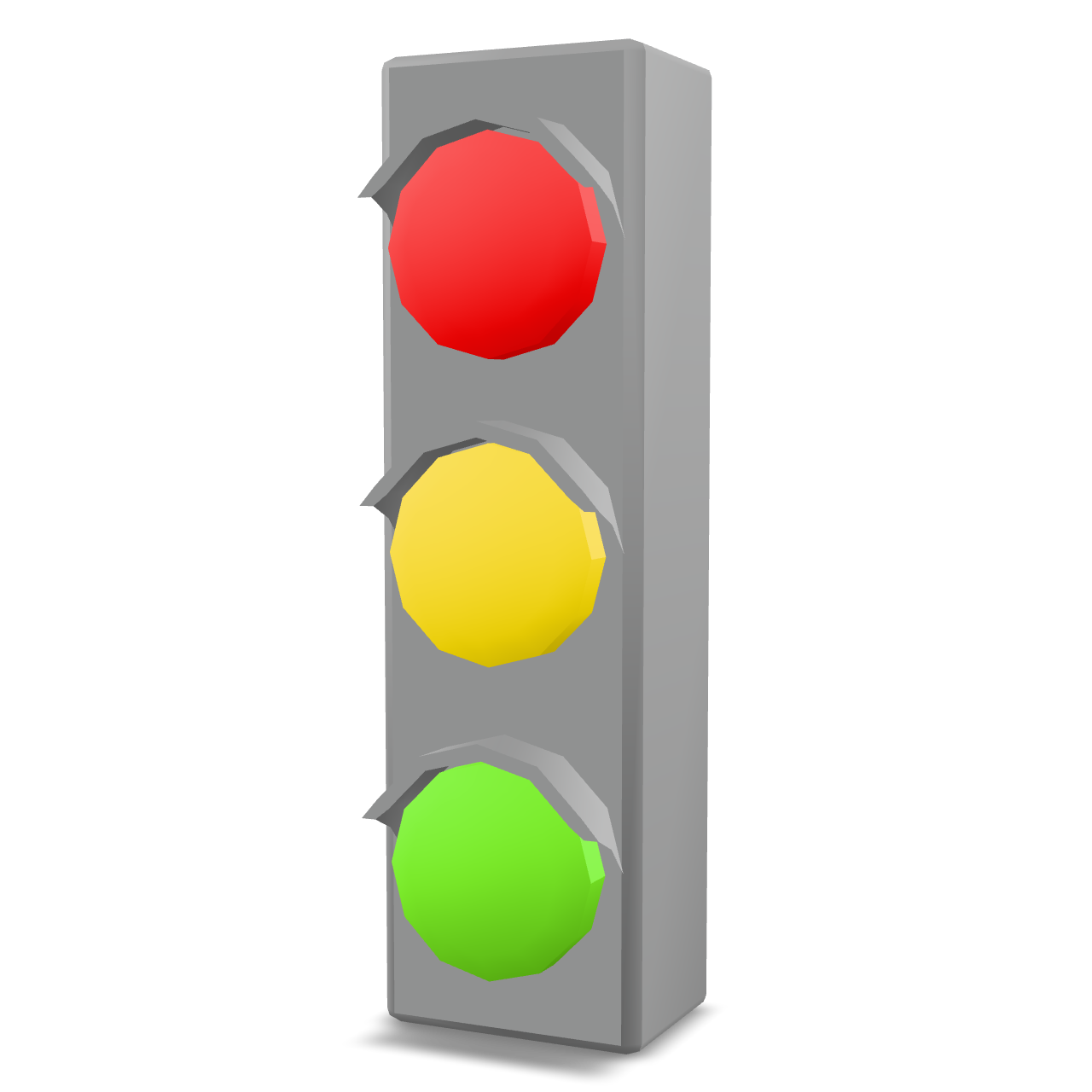 Traffic Light Simple 3D Model