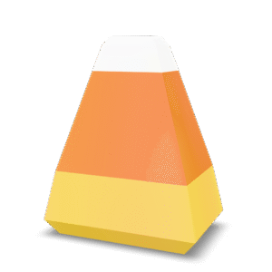 Candy Corn Treat 3D Model