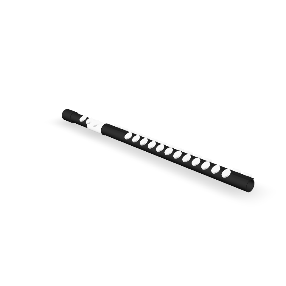 Simple Flute Model 3D Model