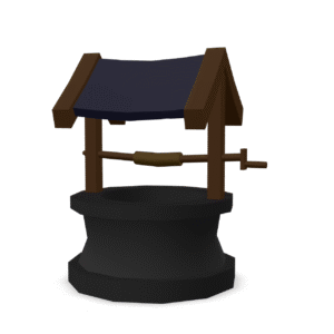 Stylized Wishing Well 3D Model